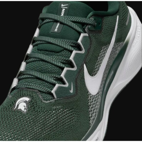 NIKE AIR PEGASUS 41 NCAA COLLEGE MICHIGAN SPARTANS GREEN MEN\'S Size 10 NEW main image 5